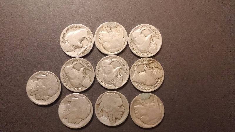 Buffalo Nickels - Various Dates