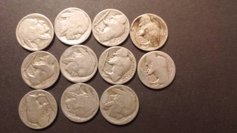 Buffalo Nickels - Various Dates