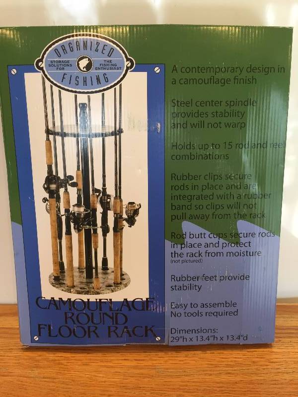 lot 29 image: Camouflage Round Floor Rack
