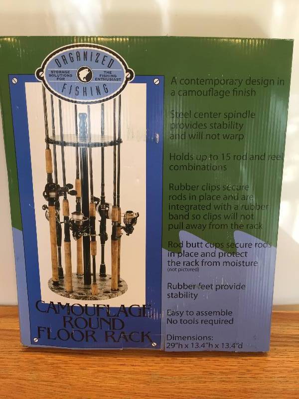 lot 30 image: Camouflage Round Floor Rack