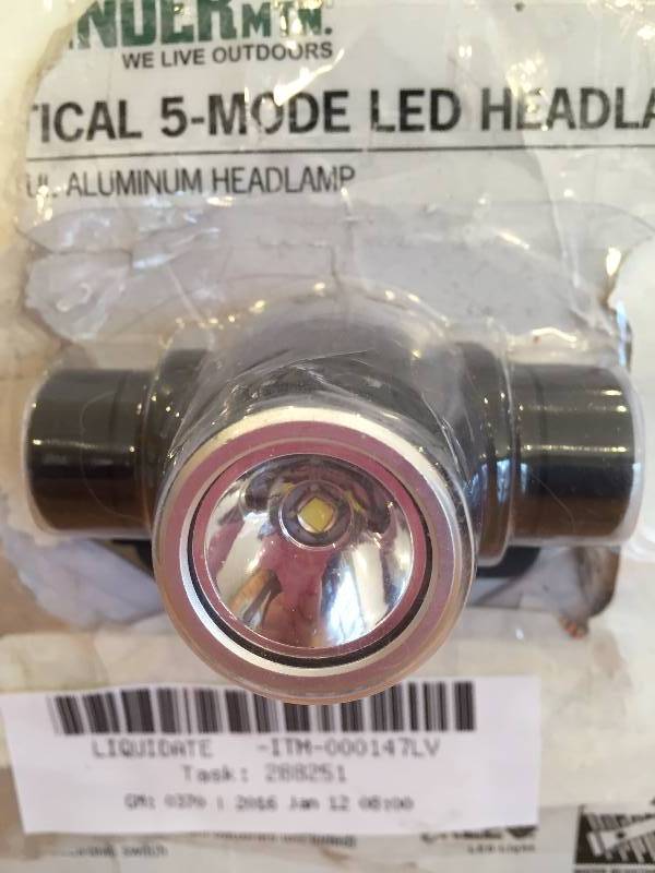 lot 43 image: Tactical 5-mode LED Headlight