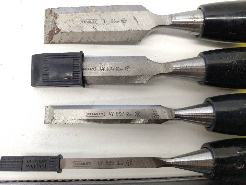 lot 139 image: Stanley Wood Chisel Set & Stanley W...