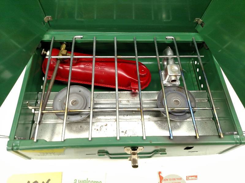 lot 194 image: Coleman 425E Two-Burner Gas Camp St...