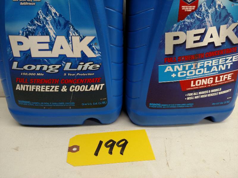 lot 199 image: (2) Gallons Peak Full Strength Anti...