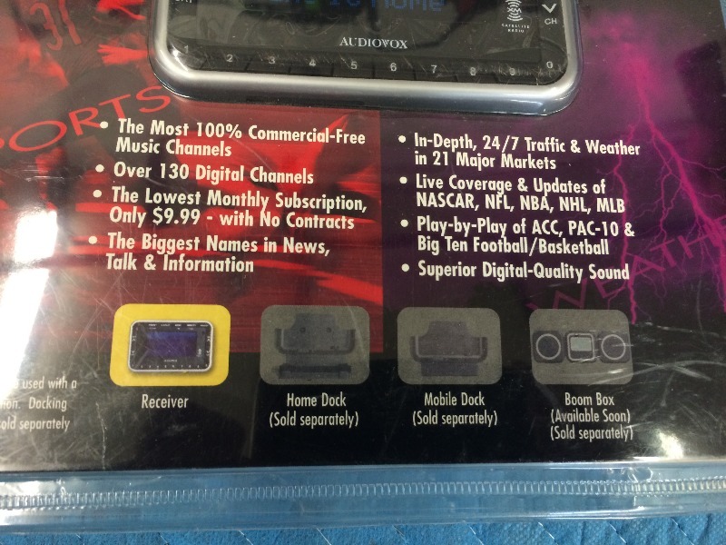 lot 37 image: Audiovox XR9 Home Dock  - New in package