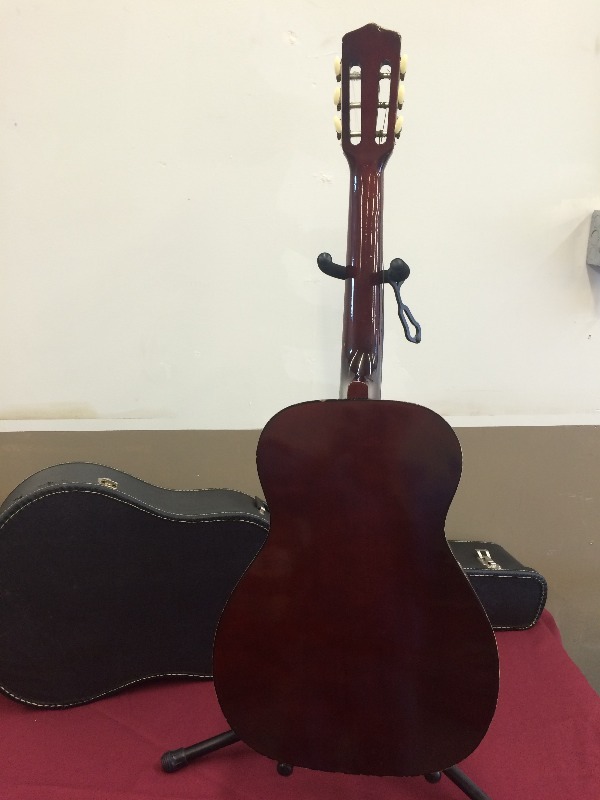 lot 12 image: Kingston Acoustic 6 string guitar   includes case