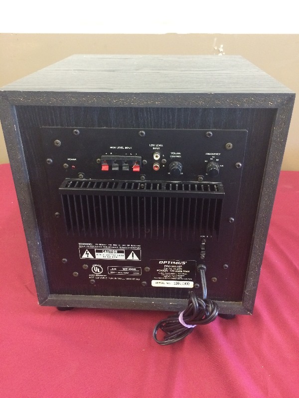 lot 65 image: Optimus Subwoofer - works
