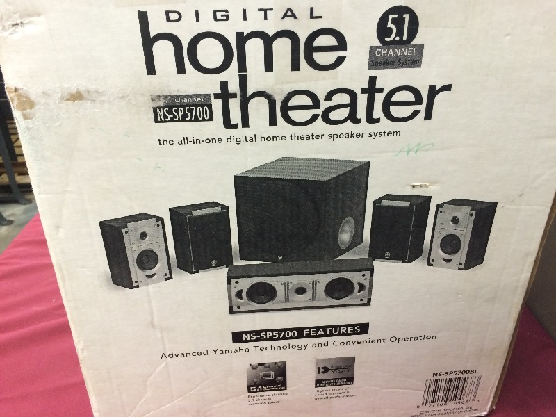 lot 81 image: Yamaha Digital Home Theater - does not appear to be used