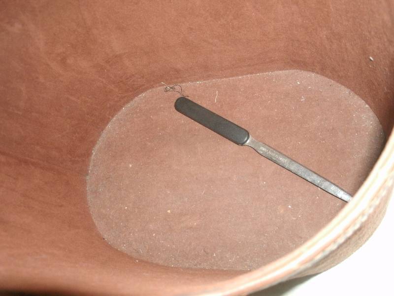 Leather organizer w letter opener