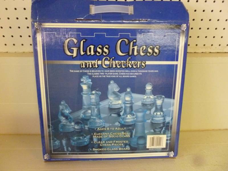lot 70 image: Glass Chess