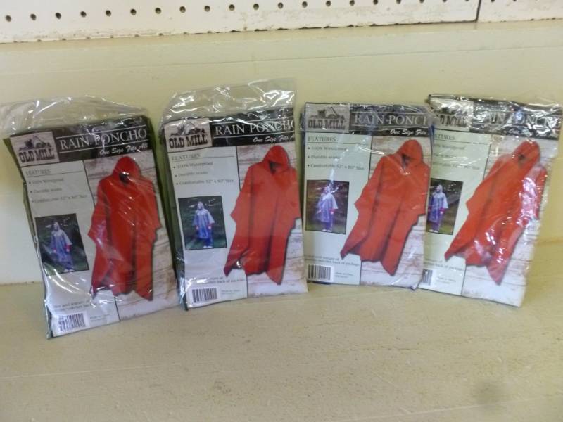 lot 141 image: Rain Ponchos