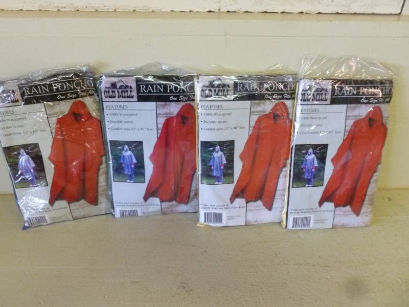lot 143 image: Rain Ponchos