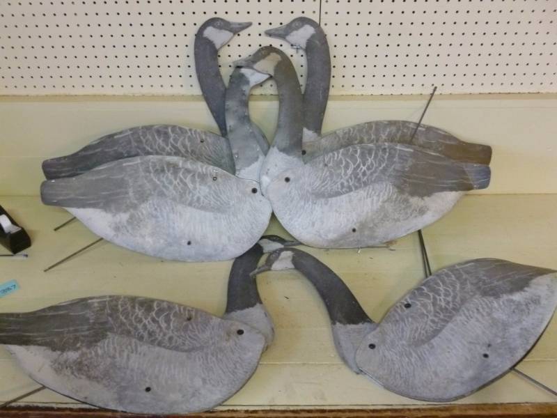 lot 387 image: Vintage Goose Decoys