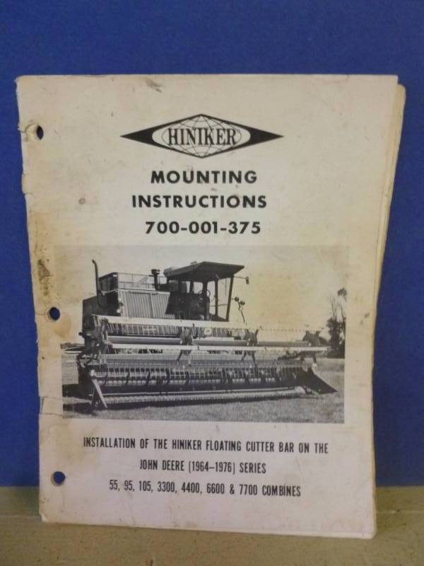 lot 430 image: Vintage Manual