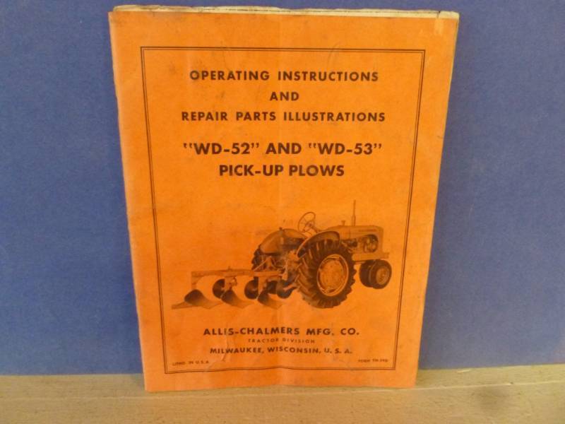 lot 439 image: Vintage Manual