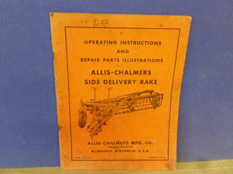 lot 441 image: Vintage Manual
