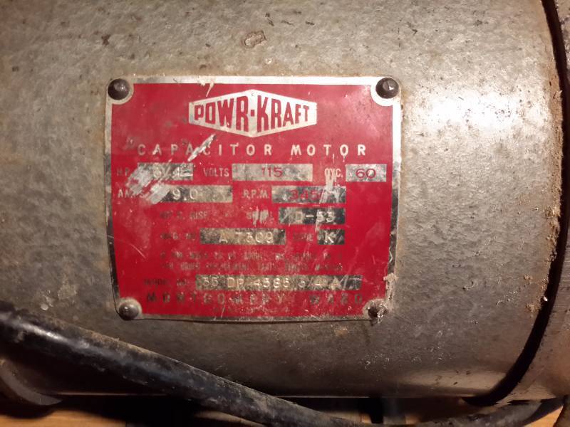 lot 70 image: POWERKRAFT Grinder and Extra Grinder Wheel.. Tested and works well.
