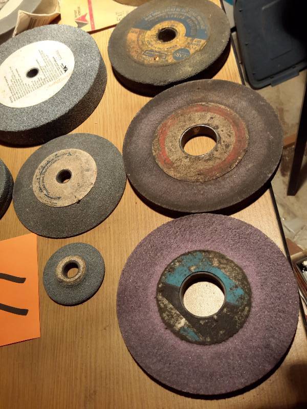 lot 71 image: Lot of Grinder Wheels as shown