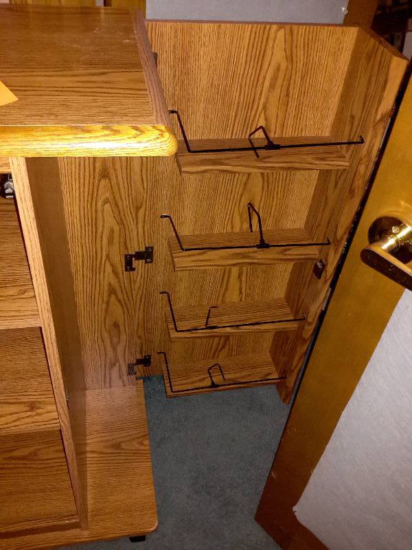lot 57 image: Stereo Cabinet with Swing out CD Storage