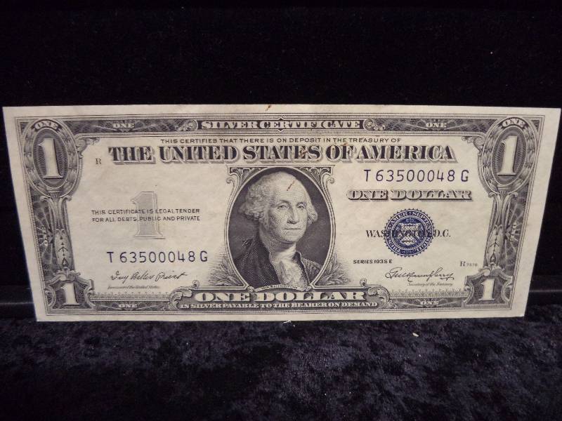 lot 16 image: US Silver Certificate - 1935 E