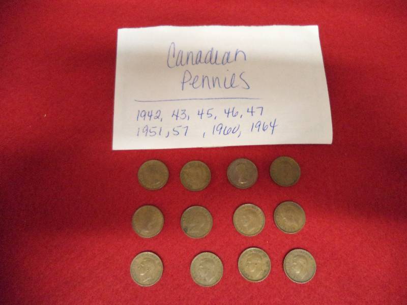 lot 30 image: Lot - Canadian Pennies