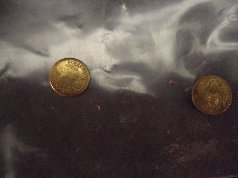 lot 36 image: Pair - Saint Gauden Mini Coins