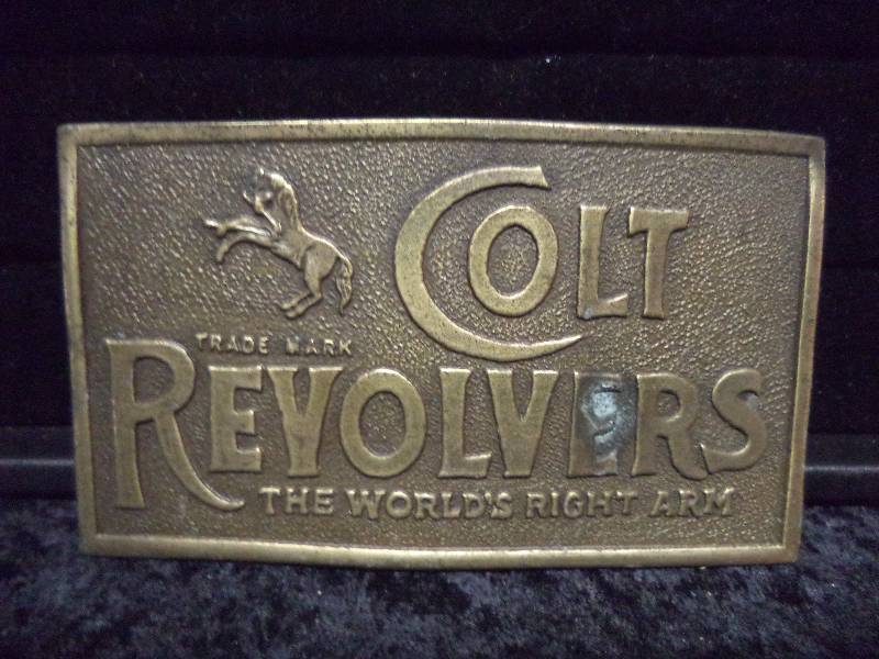 Details about   BELT BUCKLE Colt Revolver 