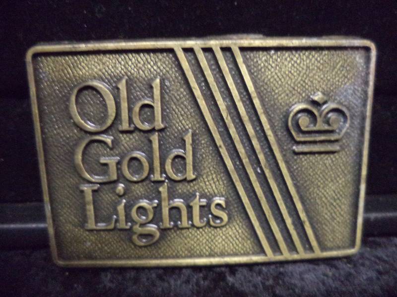 lot 51 image: Belt Buckle - Old Gold Lights