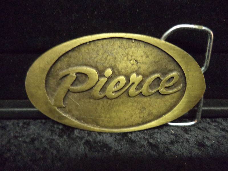lot 54 image: Belt Buckle - Pierce