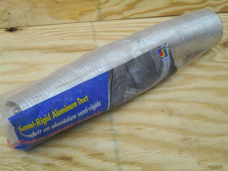 New 4x8 Semi-Ridgid Aluminum Duct...