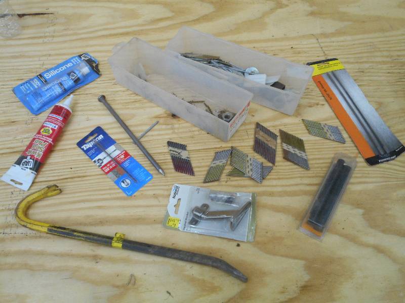 (2) Trays Of Assorted Hardware ...