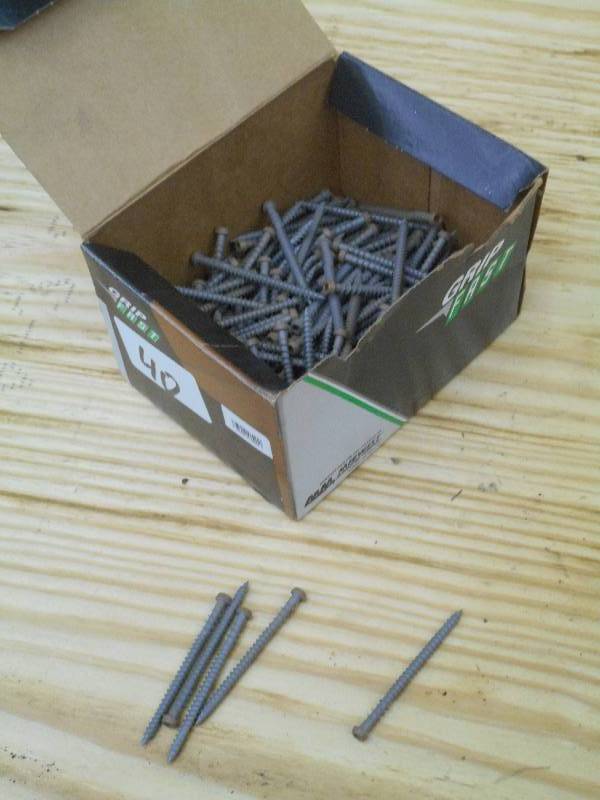 Box Of Grip Rite #109x2.75 Deck Sc...