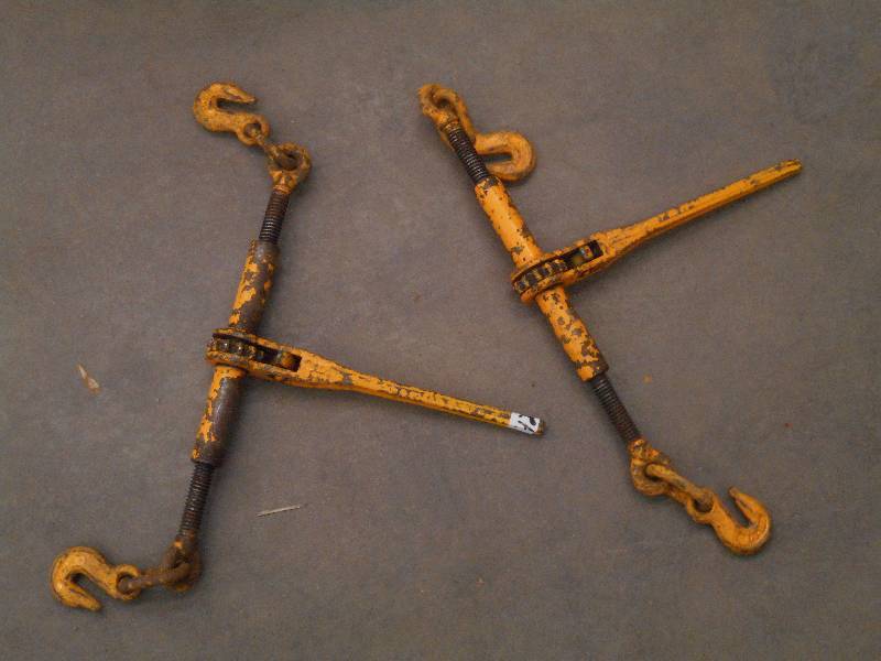 (2) Ratchet Style Chain Binders ...