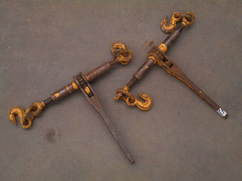 (2) Ratchet Style Chain Binders ...