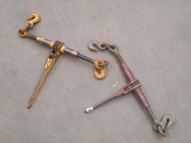 (2) Ratchet Style Chain Binders ...