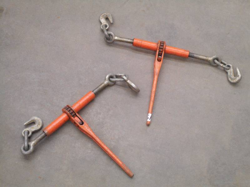 (2) Ratchet Style Chain Binders ...