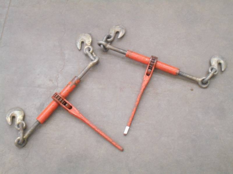 (2) Ratchet Style Chain Binders ...