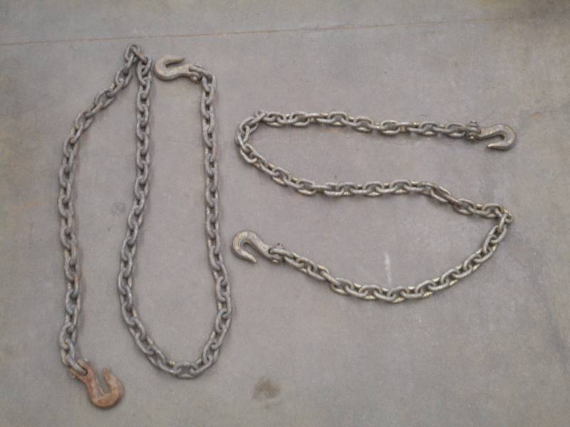 (2) 6ft Heavy Duty Log Chains LE Tools, Hardware & More KBID