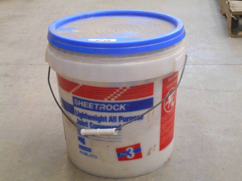 Near Full 4.5-Gallon Pale Of Sheetr...
