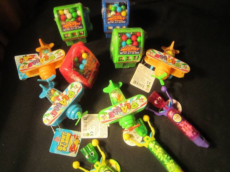 NEW LOT - 11 Candy Filled Toys