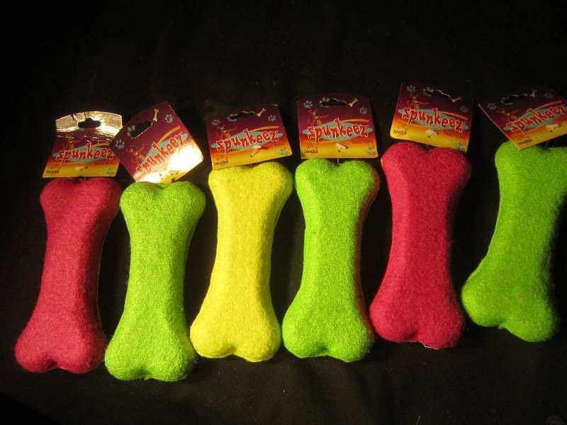 NEW LOT - 6 Dog Bone Toys