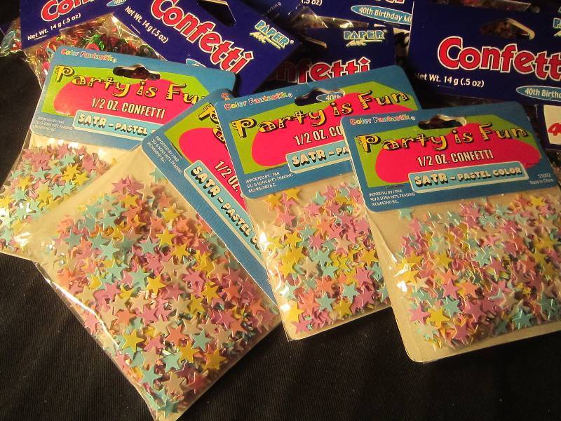 NEW LOT - Party is Fun Confetti