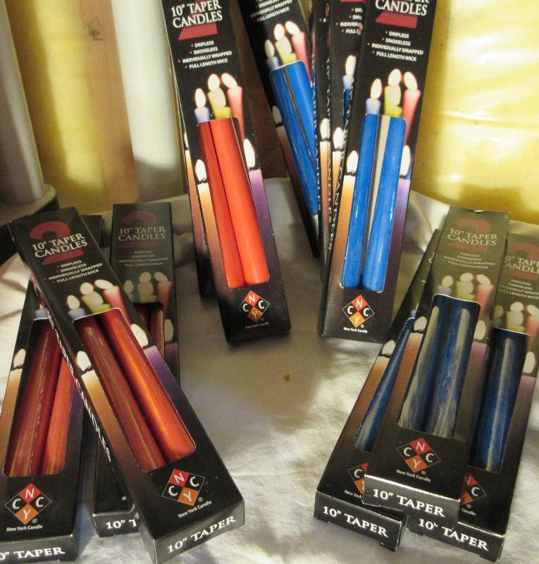 New  13 Set of 10 Candle Tapers