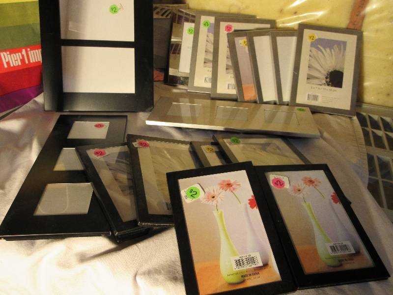 New - Lot of Frames - Silver and Black