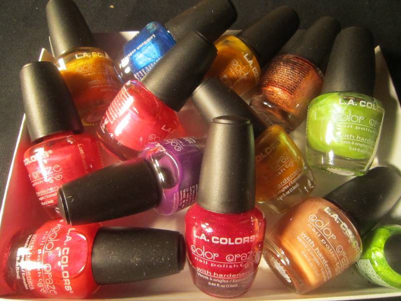 NEW LOT - 12 Bottles of L.A. Color Color Craze Nail Polish