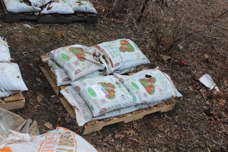 Lot of (2) Pallets Top Soil