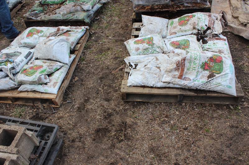 Lot of (2) Pallets Top Soil