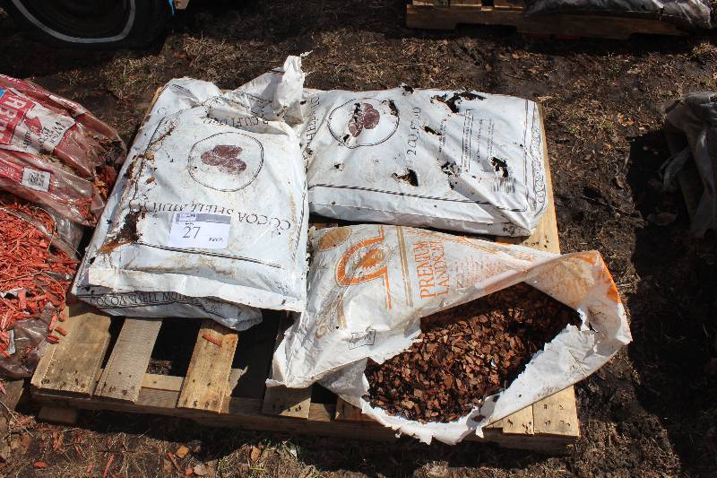 Lot of (4) Bags Cocoa Mulch