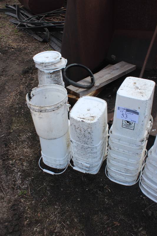 Lot of (25) Plastic Buckets