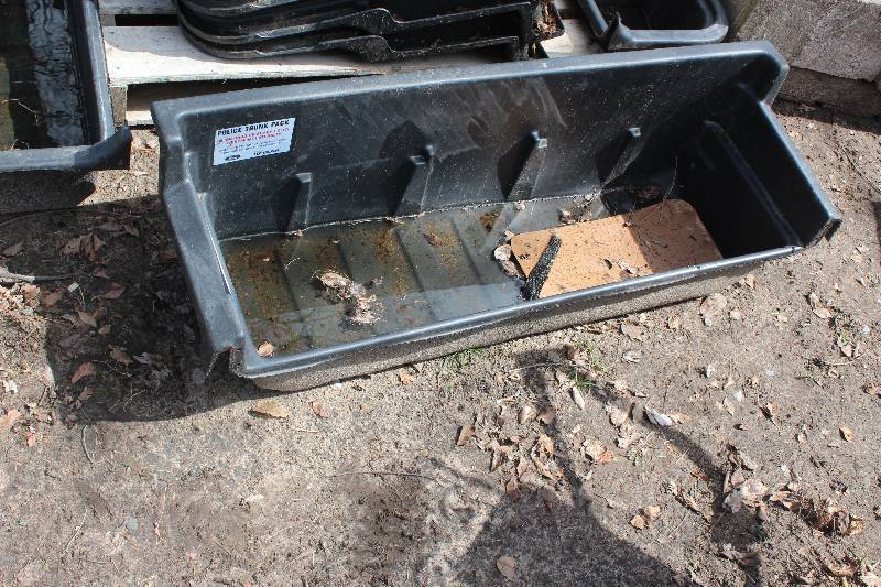 Lot of (4) Police Trunk Backs